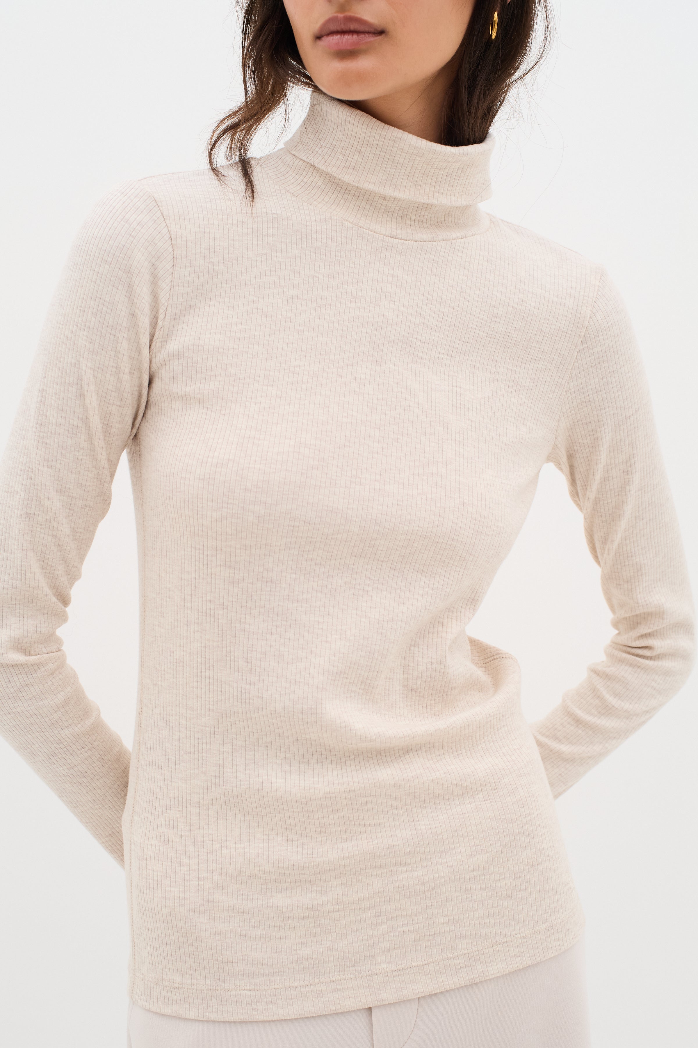 InWear Top Dagnal Roll Neck