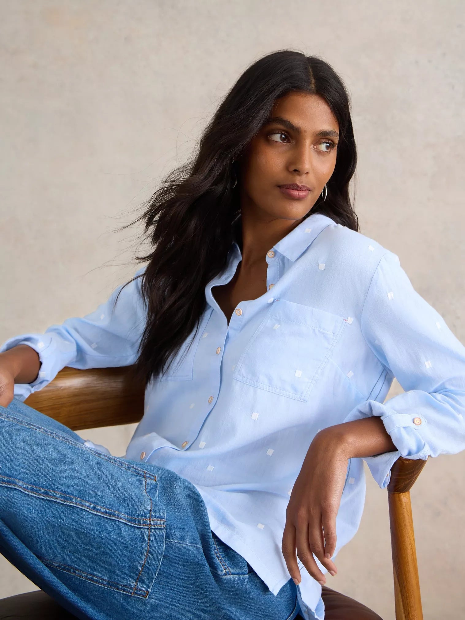 White Stuff Shirt Sophie Organic Cotton