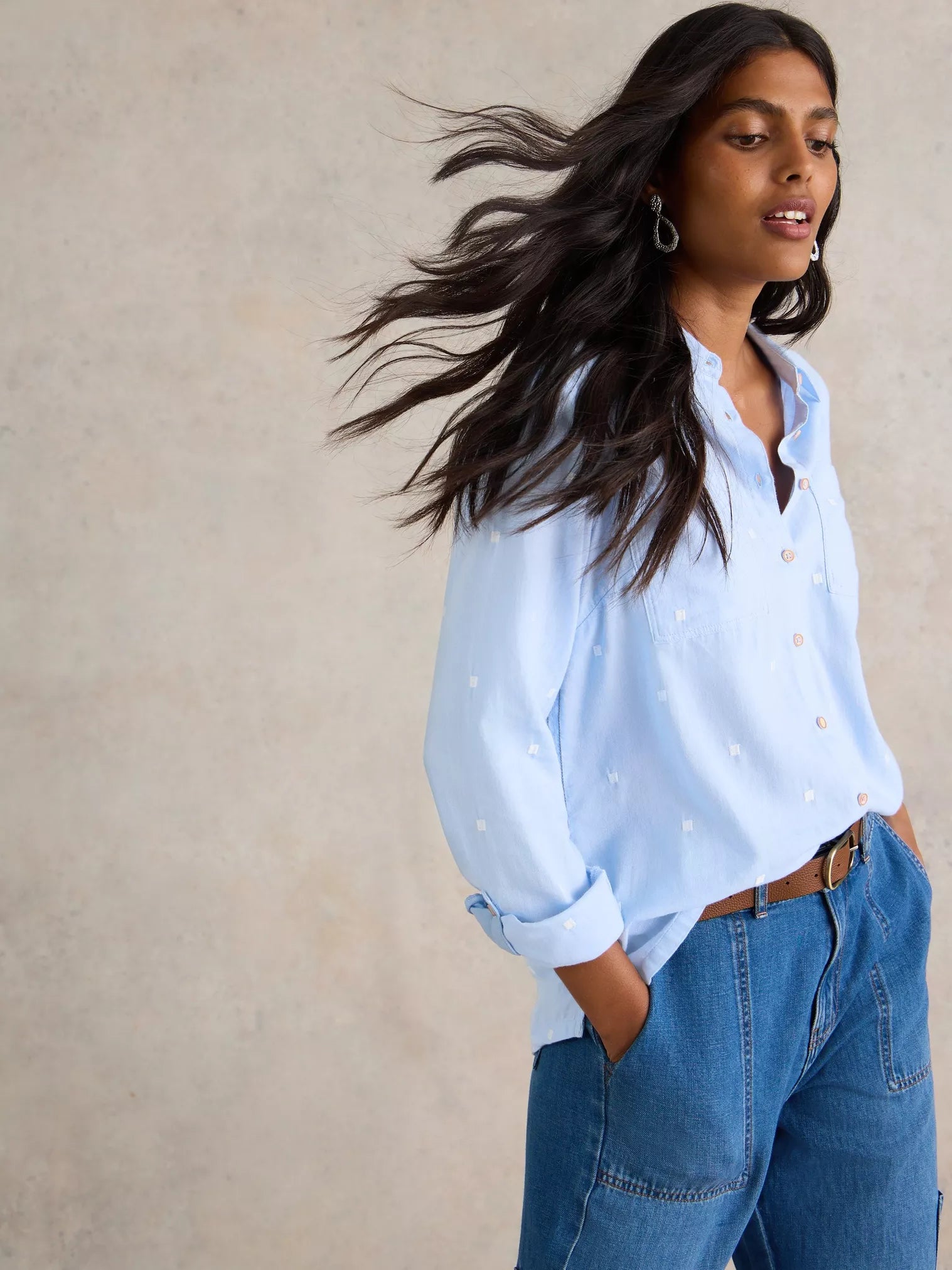White Stuff Shirt Sophie Organic Cotton