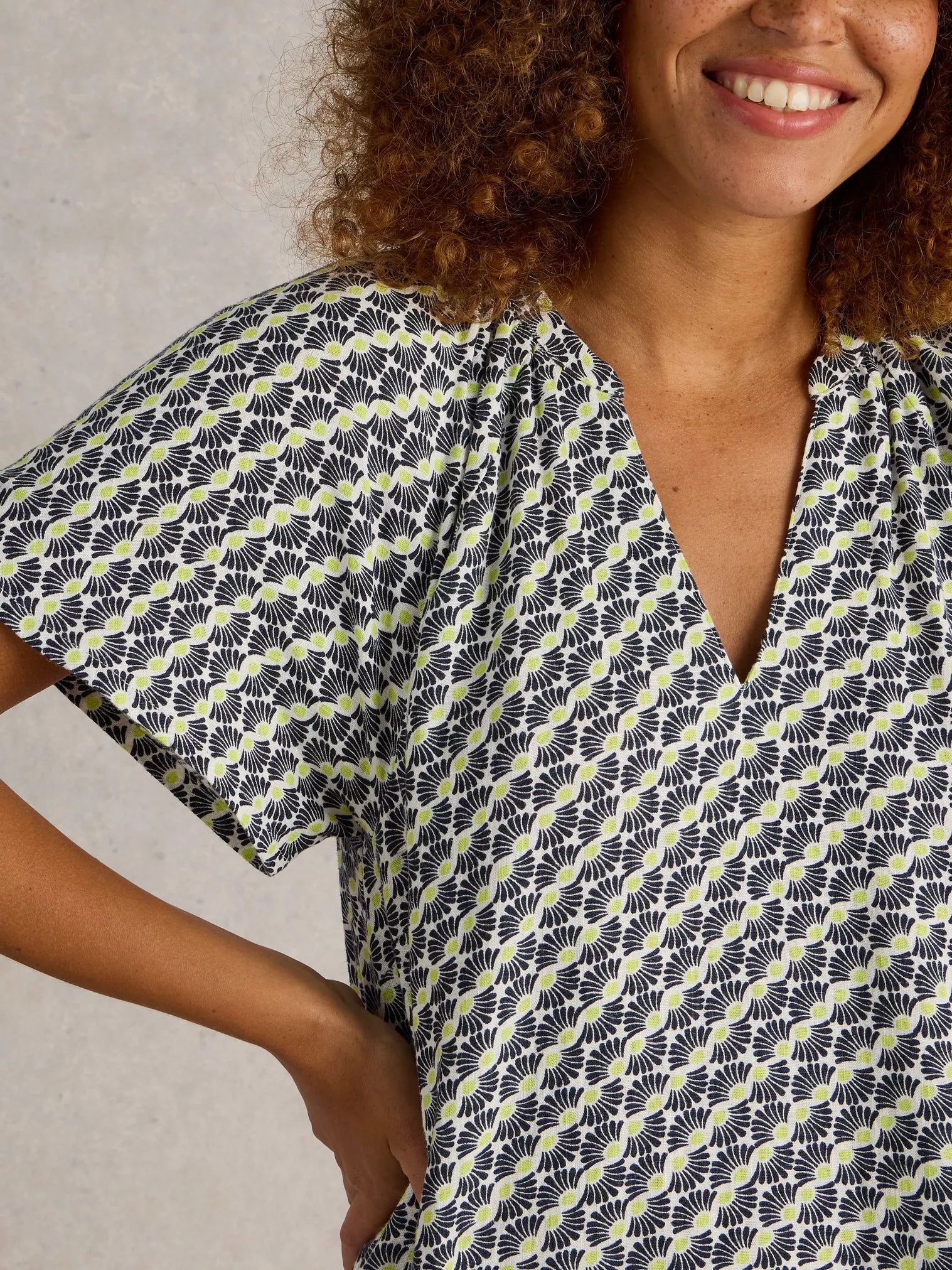 White Stuff Dress Lindsay Linen