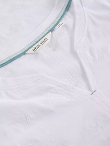 White Stuff Top Nelly Embroidered