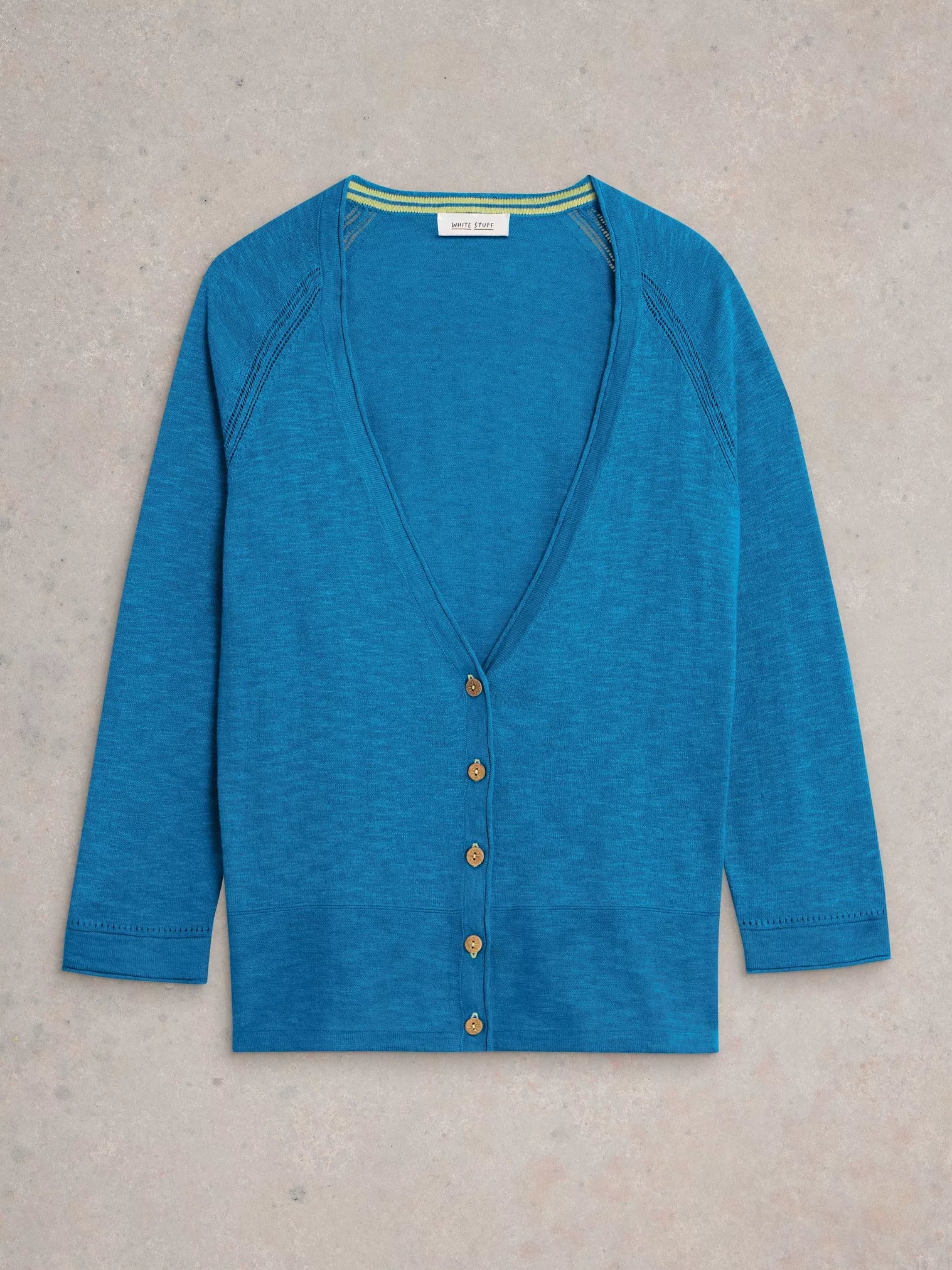 White Stuff Cardigan Naria Linen Blend