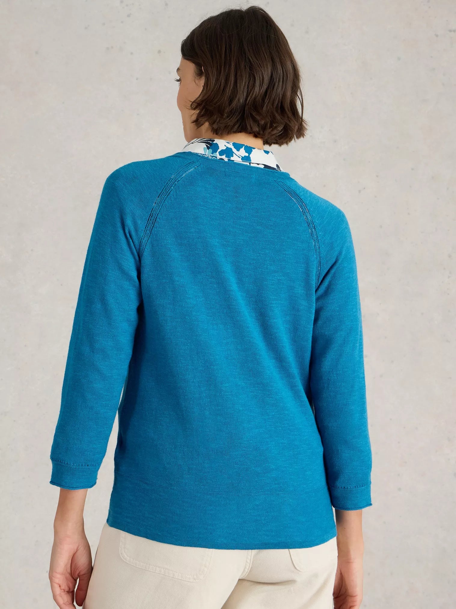 White Stuff Cardigan Naria Linen Blend