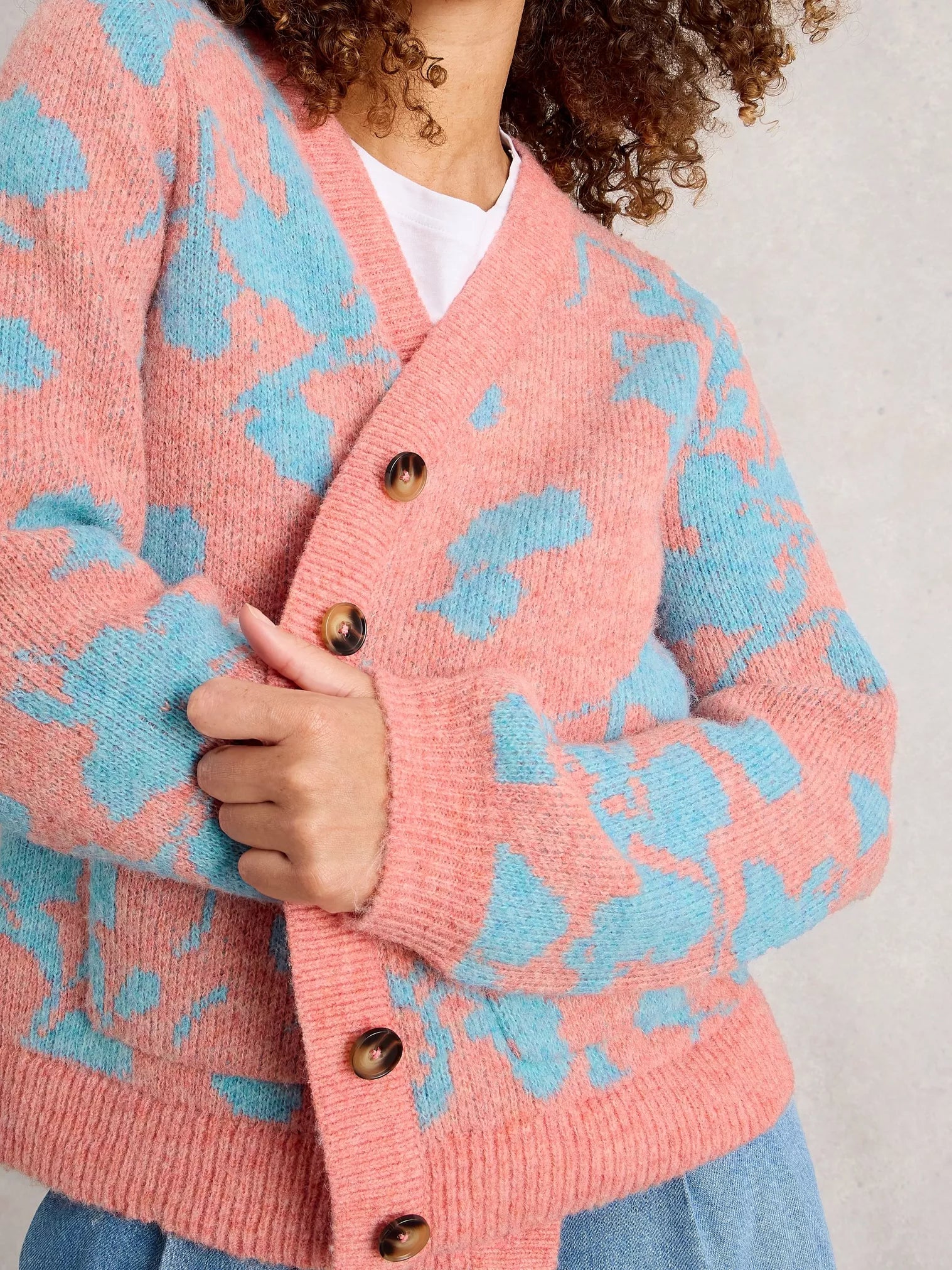 White Stuff Cardigan Jenny Floral