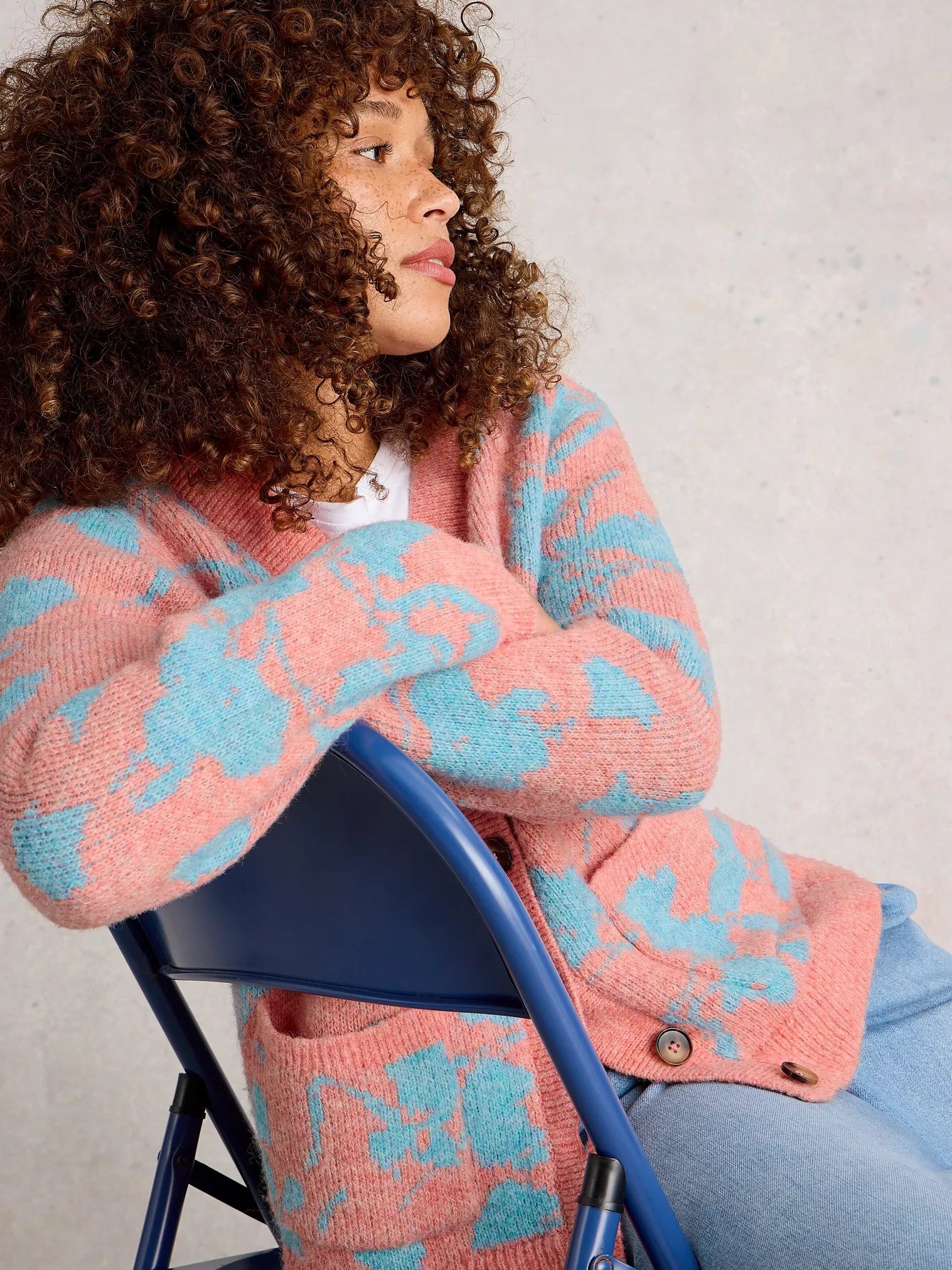 White Stuff Cardigan Jenny Floral