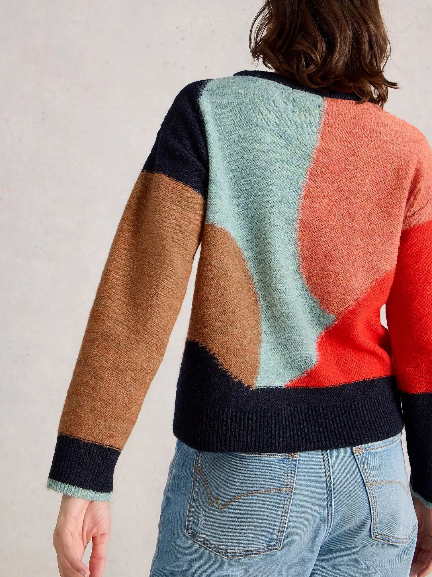 White Stuff Sweater Freya Abstract