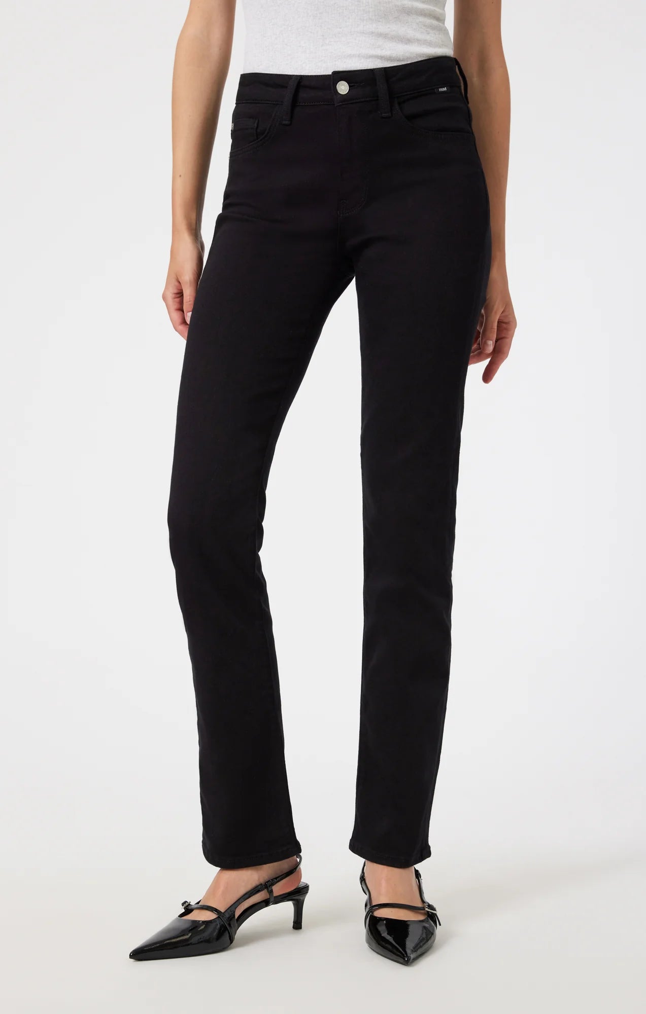 Mavi Jean Kendra Black Feather Blue
