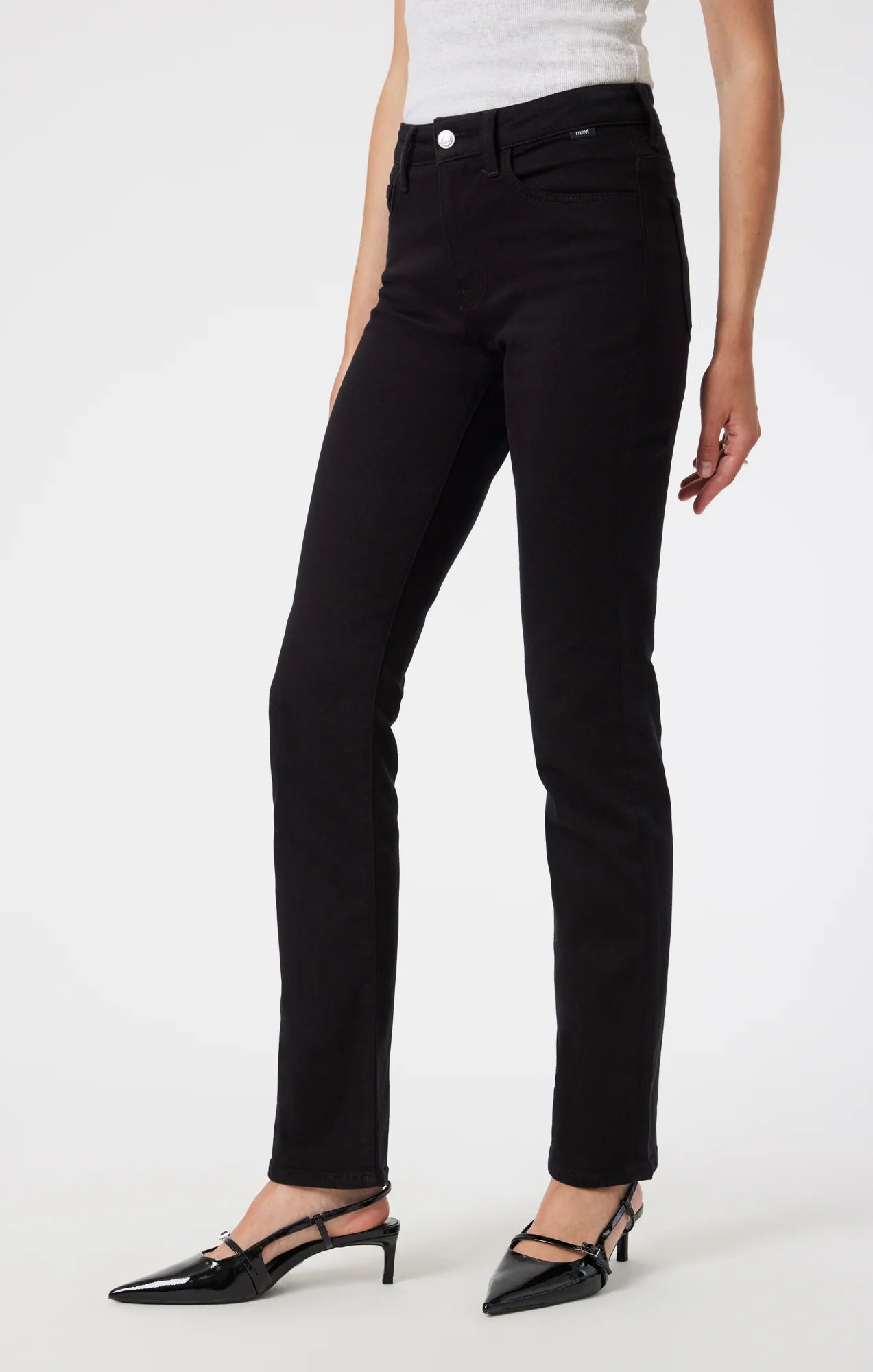 Mavi Jean Kendra Black Feather Blue