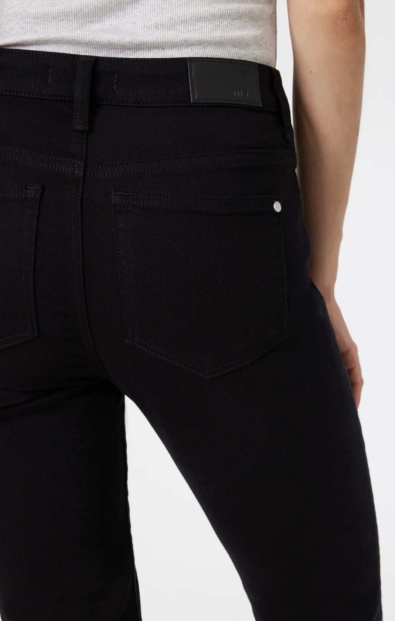 Mavi Jean Kendra Black Feather Blue