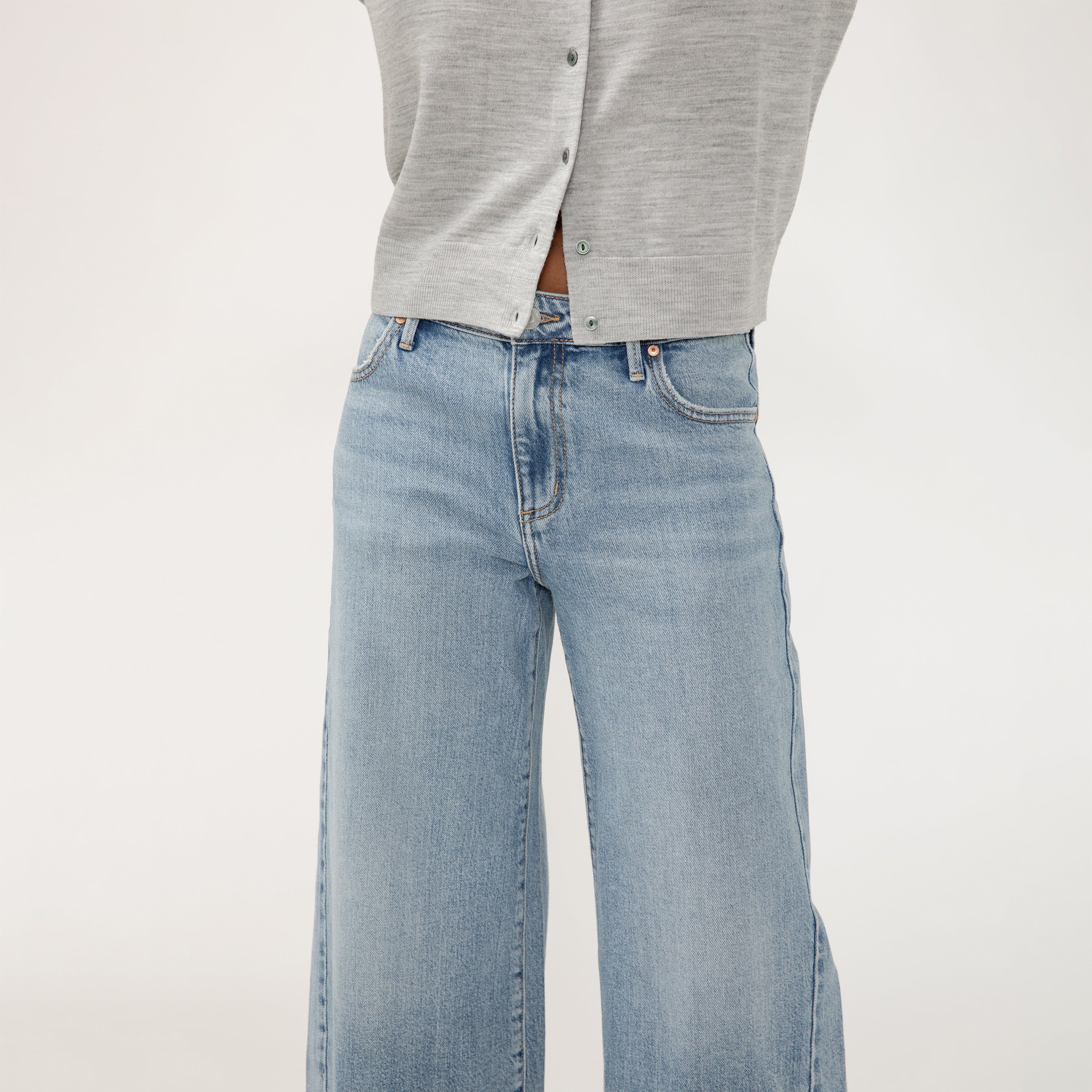 Silver Jean Isbister Wide Leg