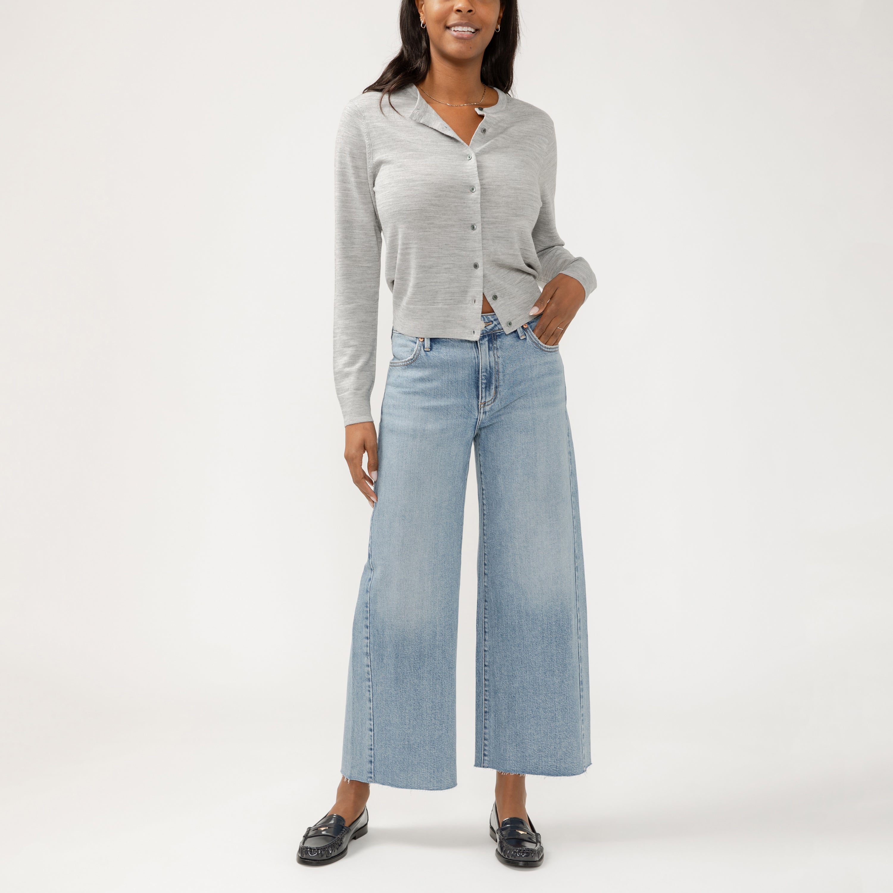 Silver Jean Isbister Wide Leg